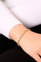 Heliophilia Silver Pulsera de Oro con Recubrimiento de Laca